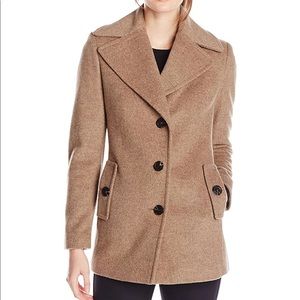 Calvin Klein Women's Single Breated Wool Coat
